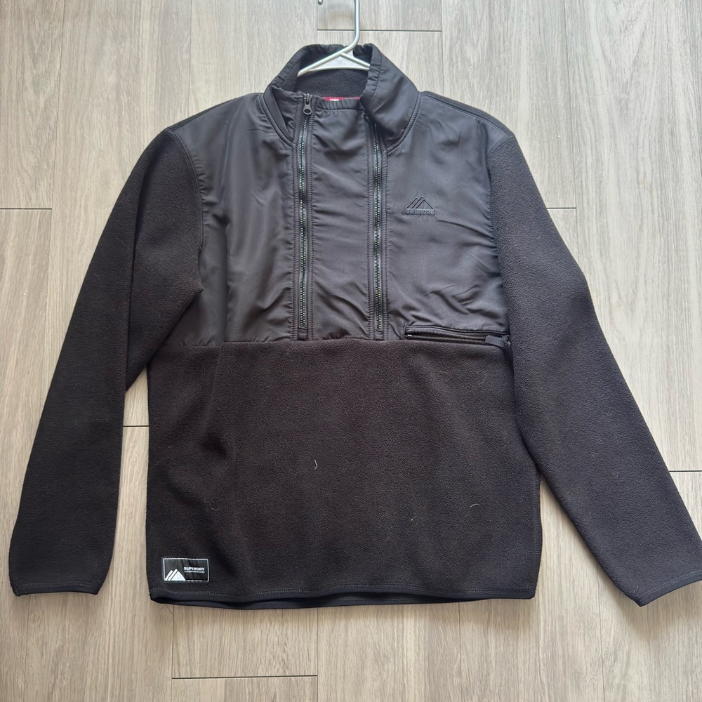 Superdry Black Fleece Jacket